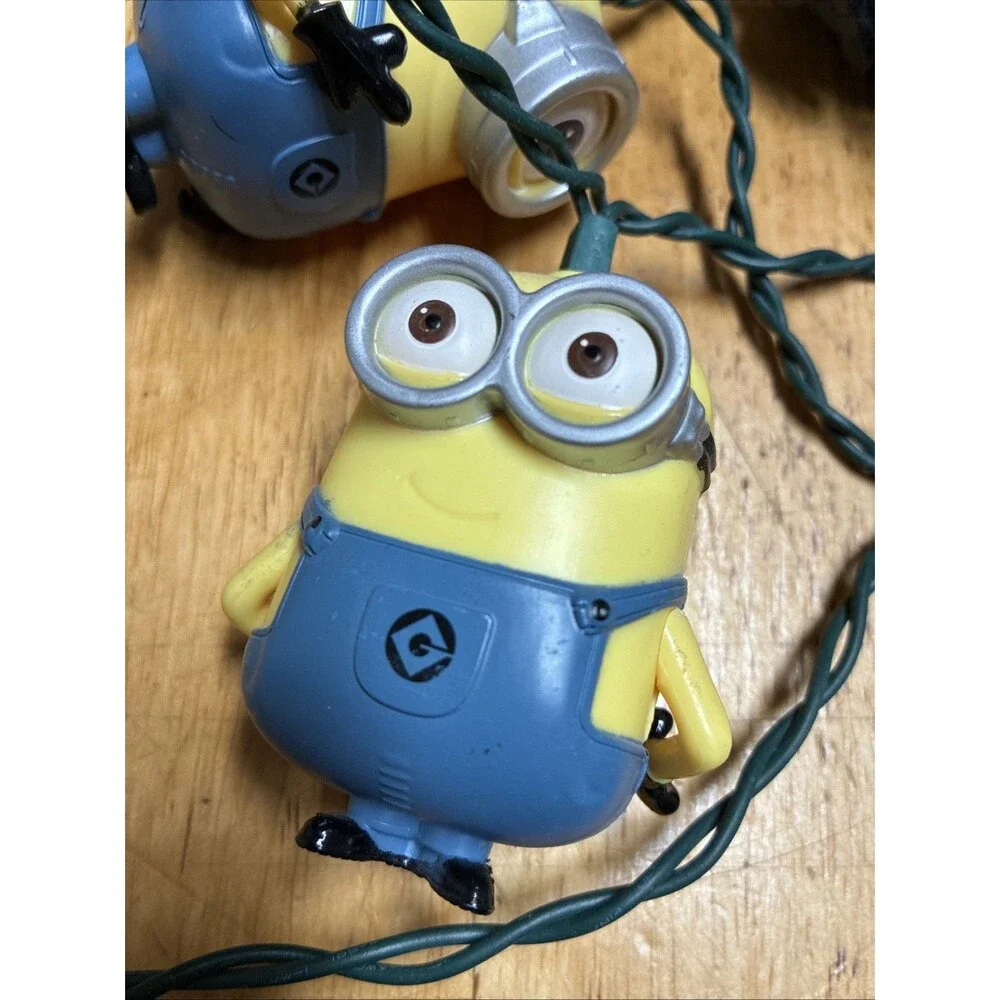 DESPICABLE ME Minions Christmas 10 Light Set Indoor Outdoor TESTED